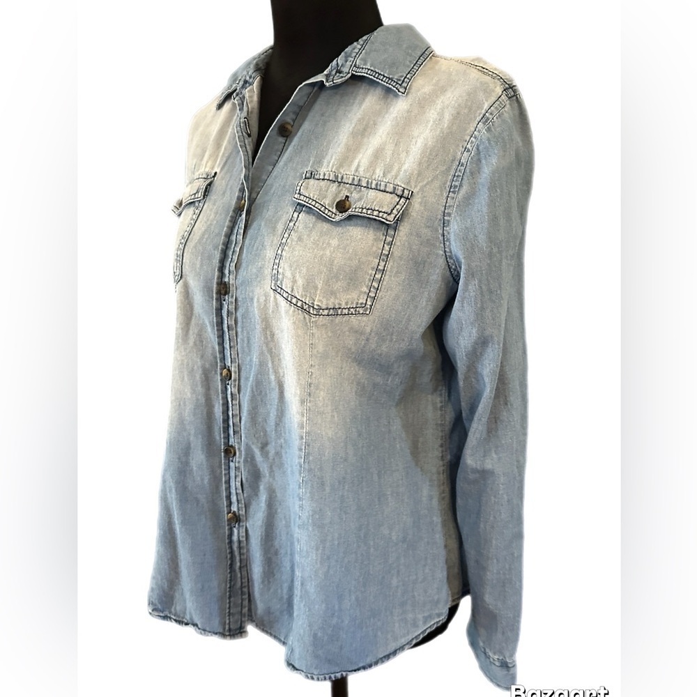Denim Button Down Shirt